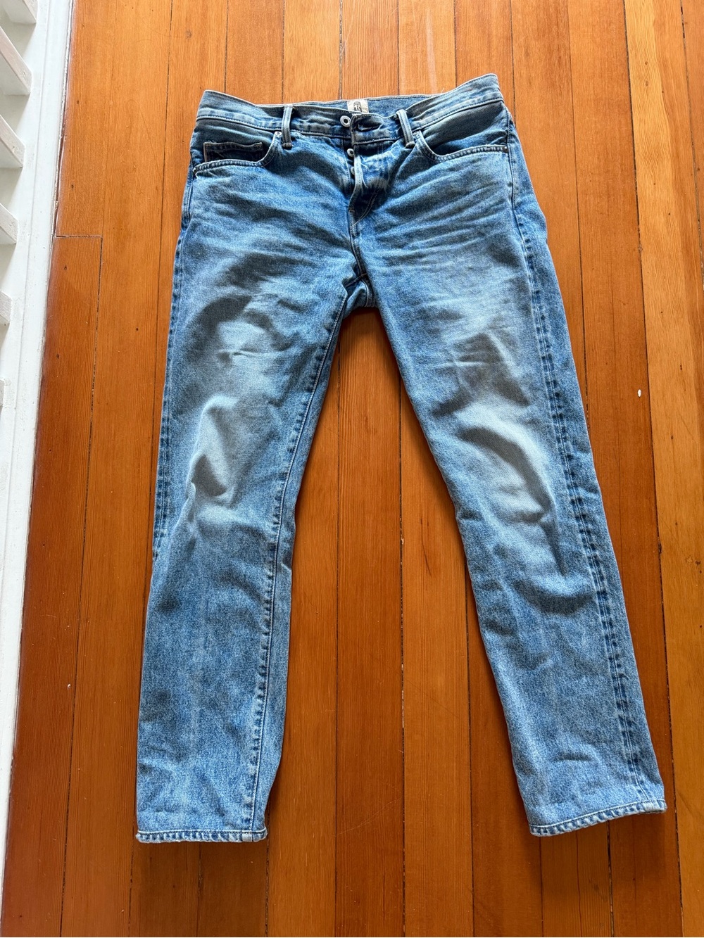 Men's Slim Light Blue Denim Jeans